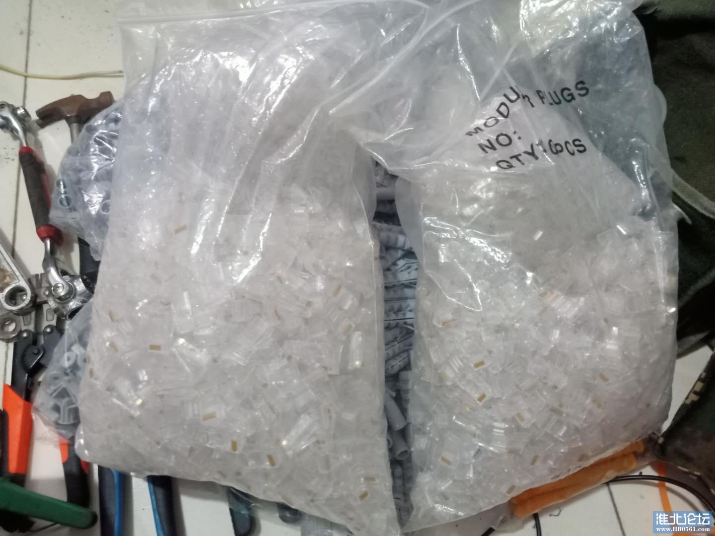电话6p4芯  网络8p水晶头 60元